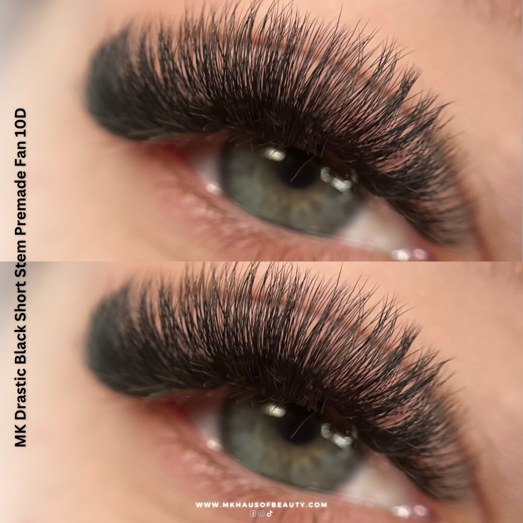 MK Drastic Black Short Stem Premade Fan 10D XL Trays