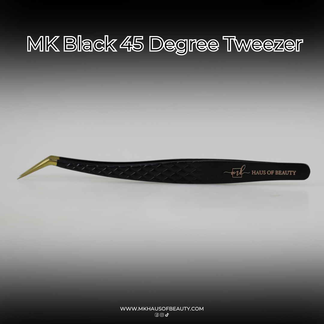 MK Black 45 Degree Tweezer