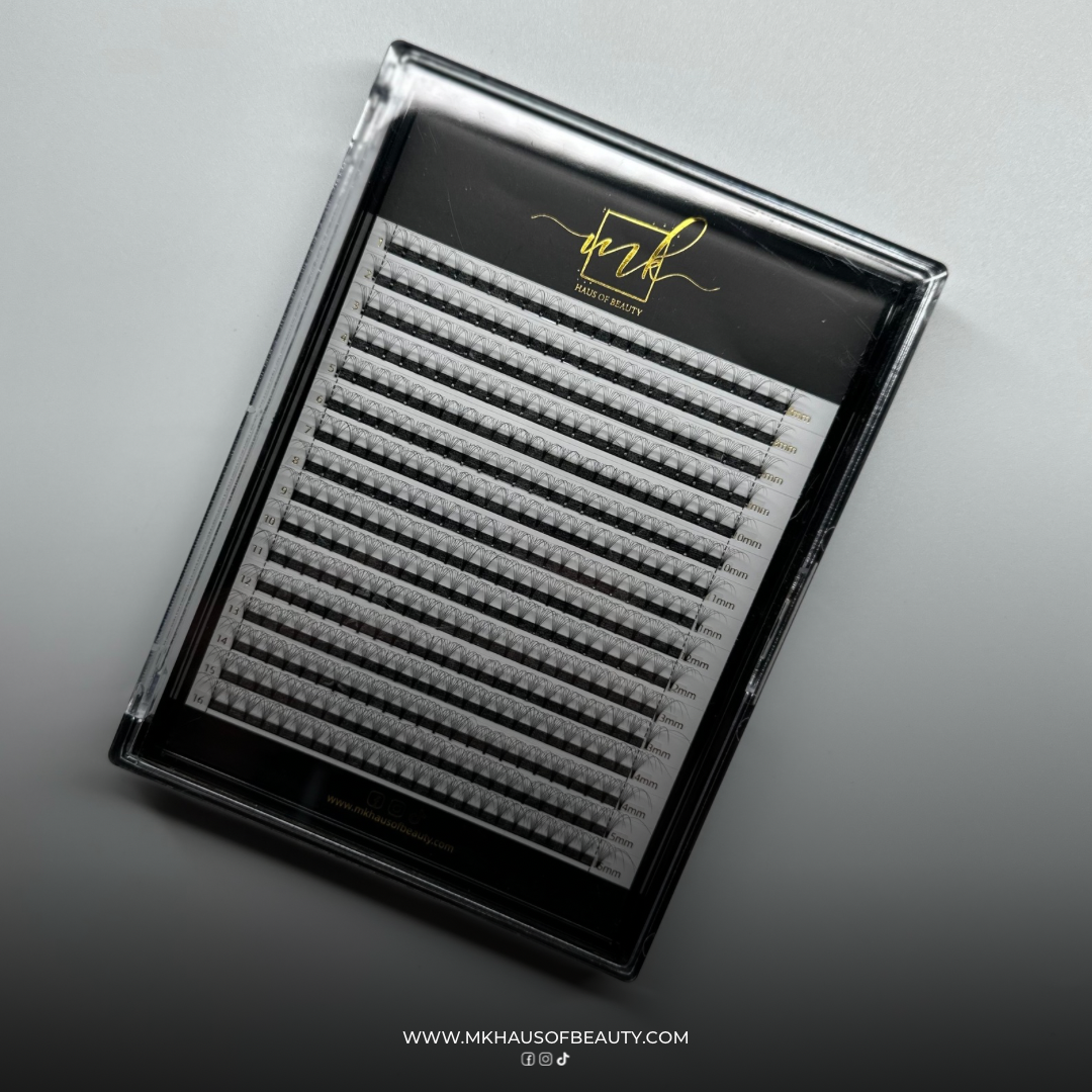 MK Drastic Black Short Stem Premade Fan 8D XL Trays