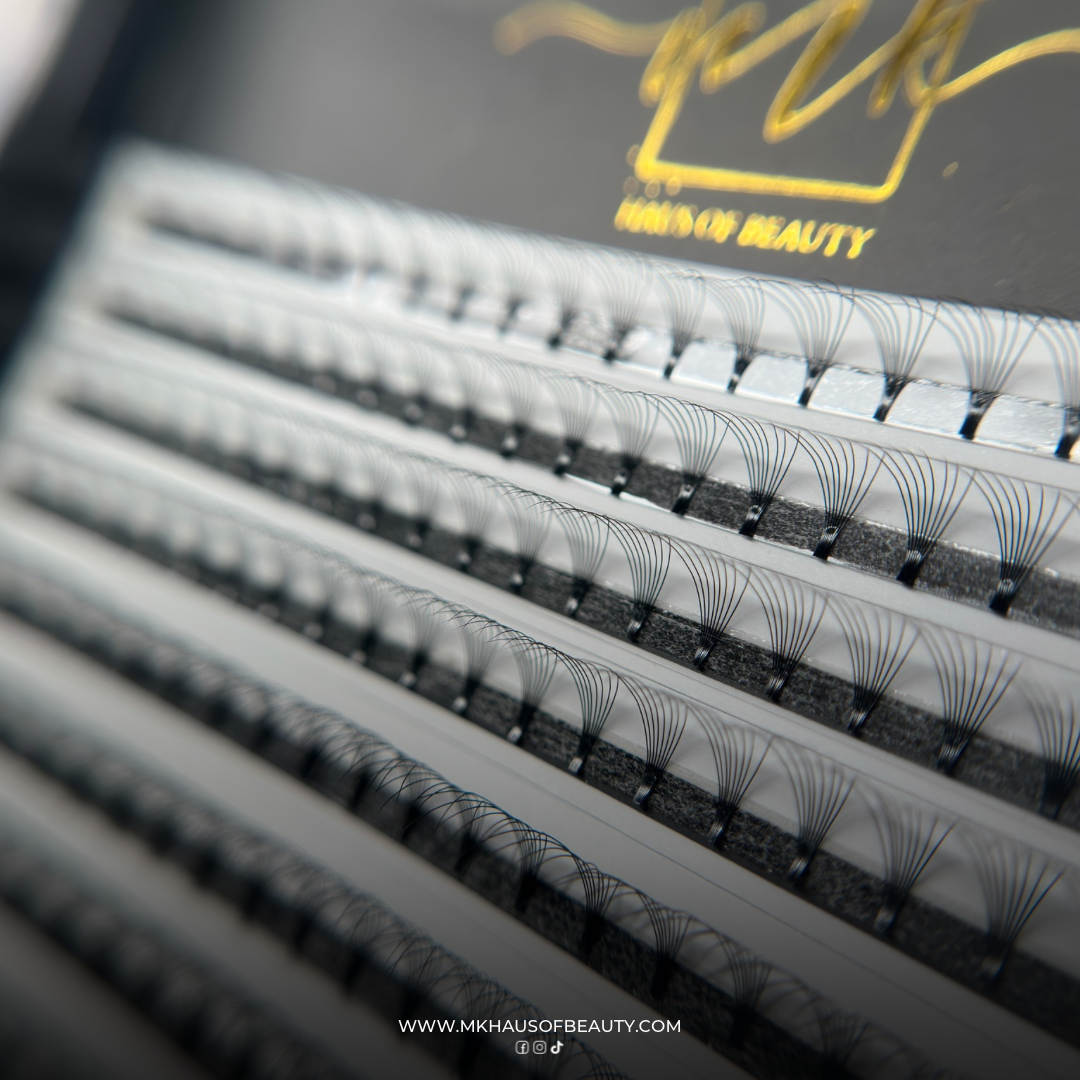 MK Drastic Black Short Stem Premade Fan 8D XL Trays