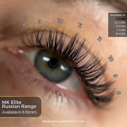 MK Elite Russian Lashes 0.02