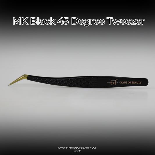 MK Black 45 Degree Tweezer