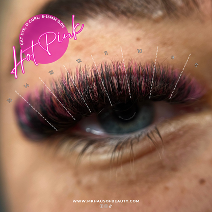 MK Premade Coloured Lashes  XL Trays