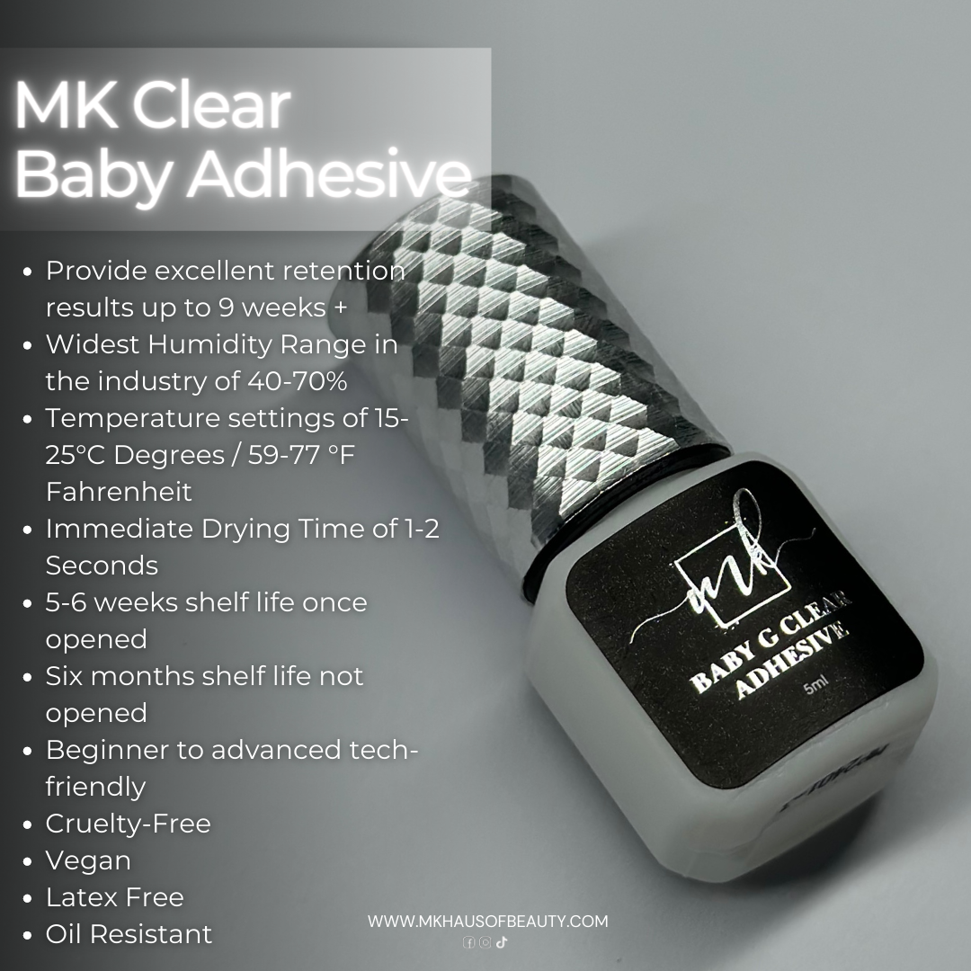 MK Baby G Clear Adhesive