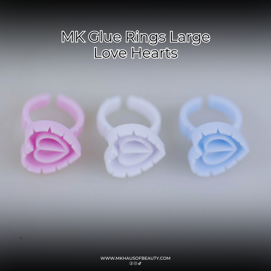 MK Glue Rings Large Love Hearts