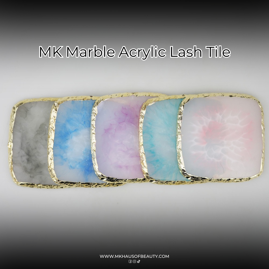 MK Marble Acrylic Lash Tile