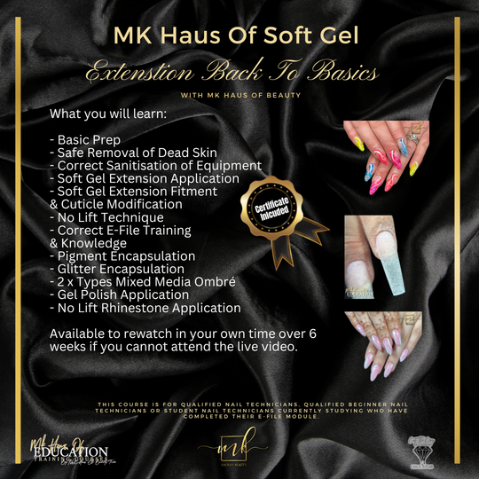 MK Haus Of Soft Gel Extensions Back To Basics