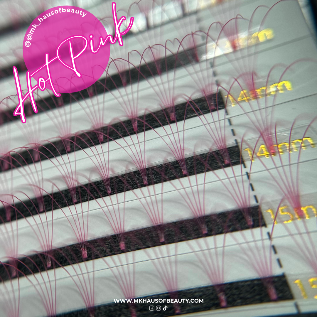 MK Premade Coloured Lashes  XL Trays