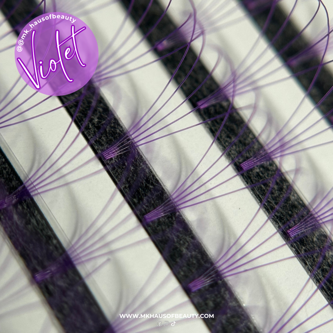 MK Premade Coloured Lashes  XL Trays