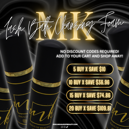 MK Lash Bath Cleansing Foam