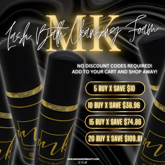 MK Lash Bath Cleansing Foam