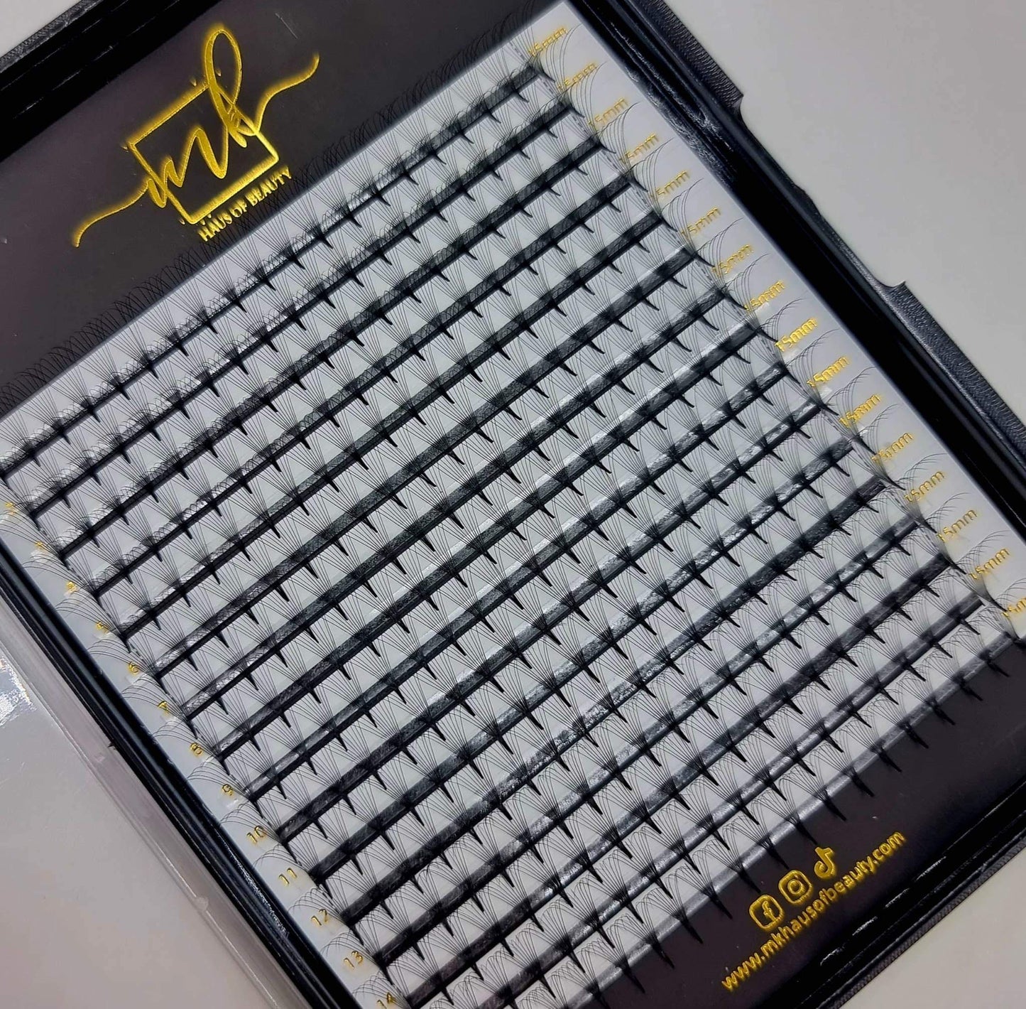 MK Drastic Black Mid Stem Premade Fan 10D XL Trays