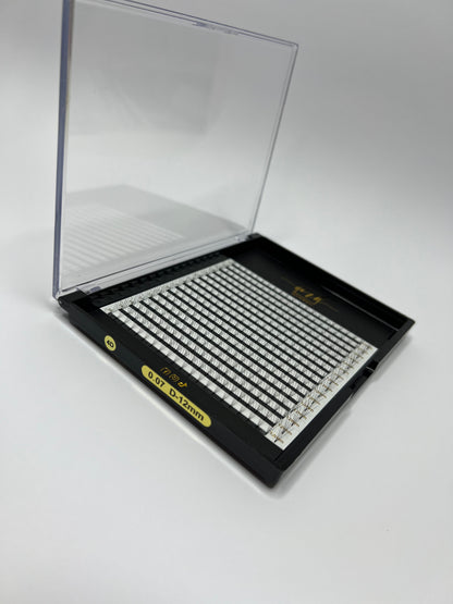 MK Drastic Black Short Stem Premade Fan 4D XL Trays