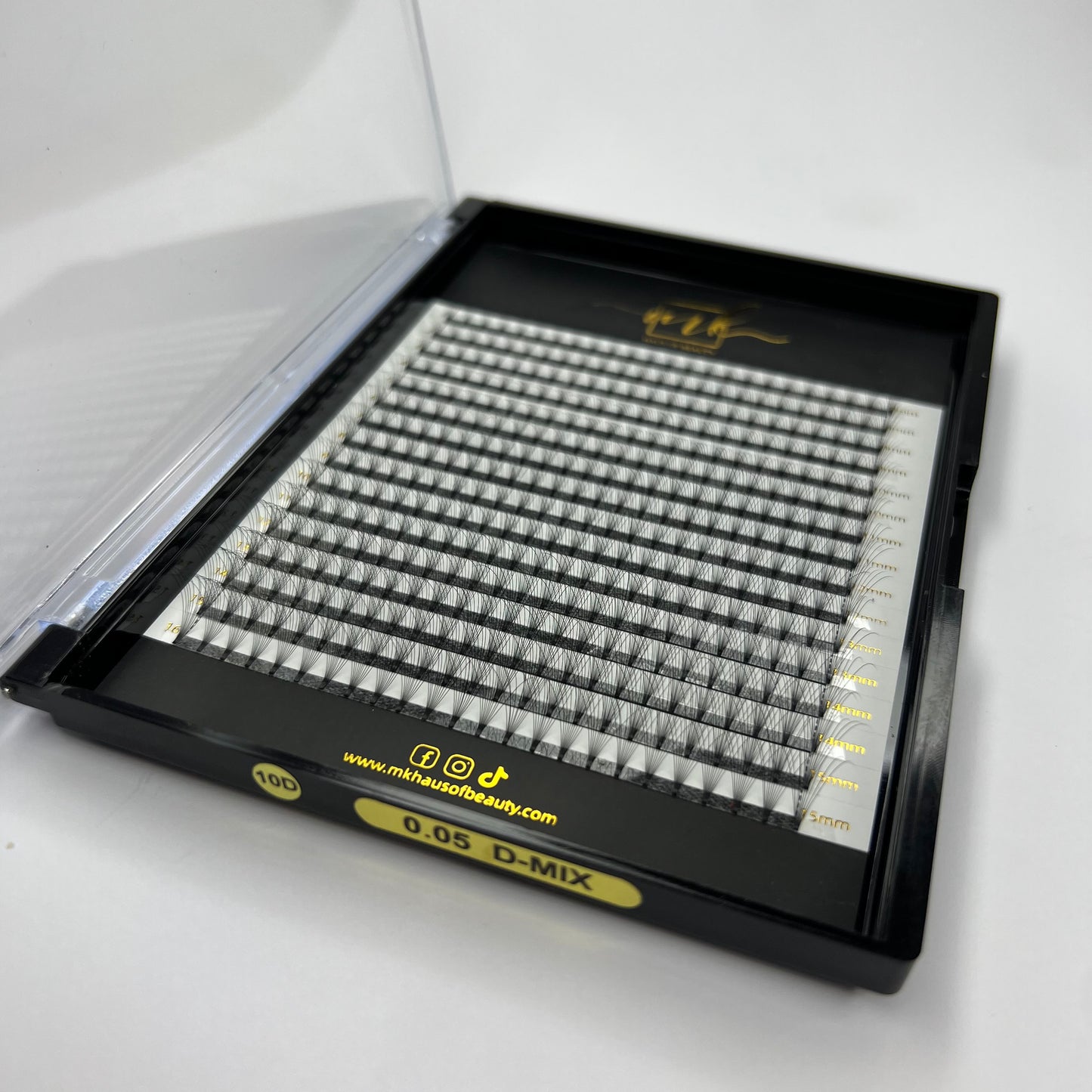 MK Drastic Black Short Stem Premade Fan 10D XL Trays