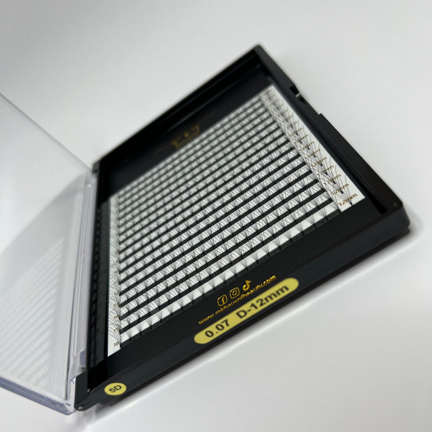 MK Drastic Black Short Stem Premade Fan 5D XL Trays