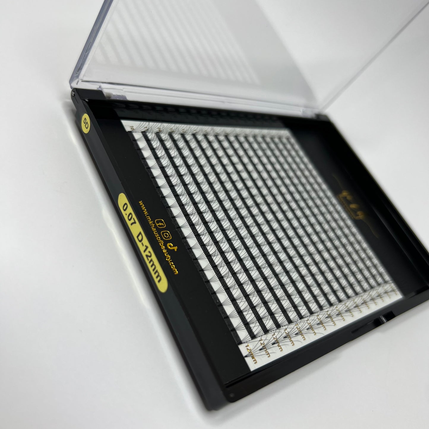 MK Drastic Black Short Stem Premade Fan 5D XL Trays