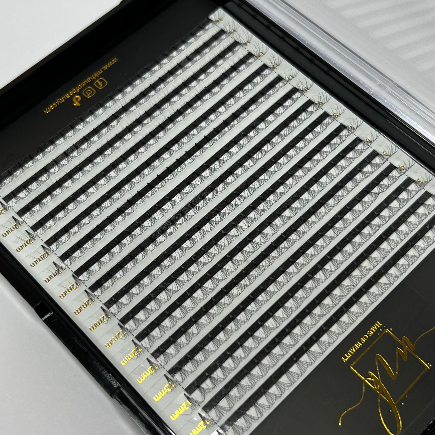 MK Drastic Black Short Stem Premade Fan 7D XL Trays