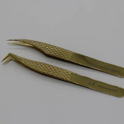 MK Luxe Gold Tweezer - 2 Pack Combo